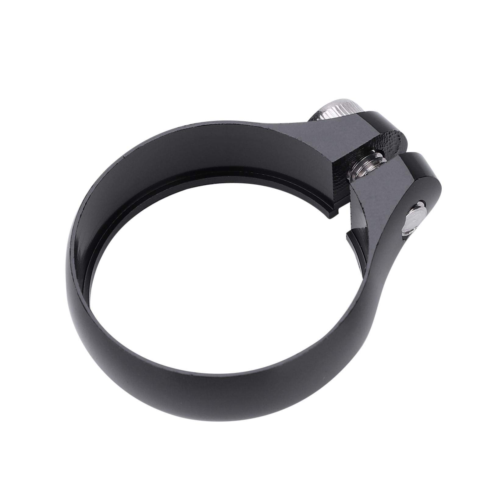 Lightweight Durable Bike Seatpost Clamp for 27.2mm Seatposts - Convenient Quick-Release Design (Black) - Perfect for Road Bikes, Mountain Bikes & Commuting
