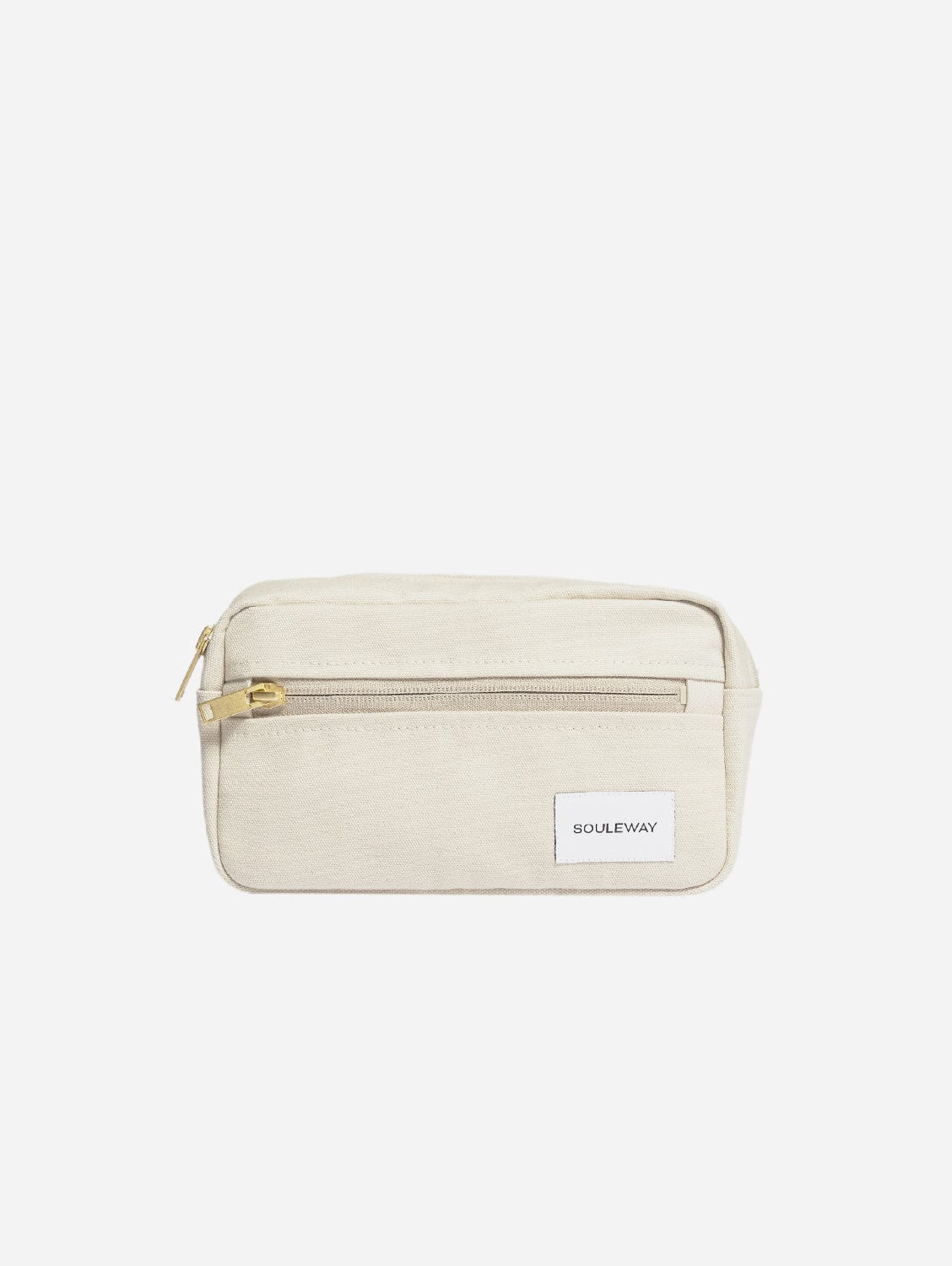 Natural Cotton Canvas Hip Bag in Desert Sand - Durable & Stylish Waist Pack for Outdoor Activities, Travel, and Daily Use