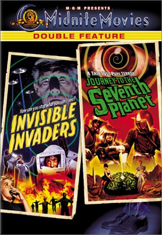 Invisible Invaders & Journey to the Seventh Planet - Midnite Movies Double Feature DVD | Classic Sci-Fi Horror Films for Movie Nights & Collectors