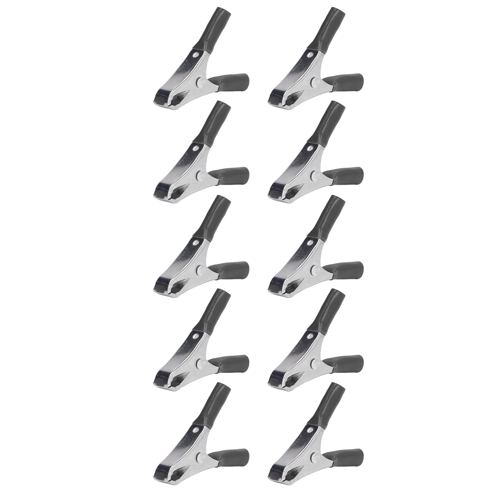 Insulated Test Clips 100PCS - 15mm Opening for Auto Repair & Welding - Durable Electrical Clamps for Mechanics