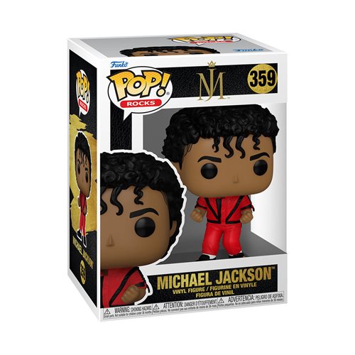 Michael Jackson Funko Pop Vinyl Figure #359 with Protector Case - Collectible Music Icon for Fans & Display - Perfect for Home, Office & Gift Giving