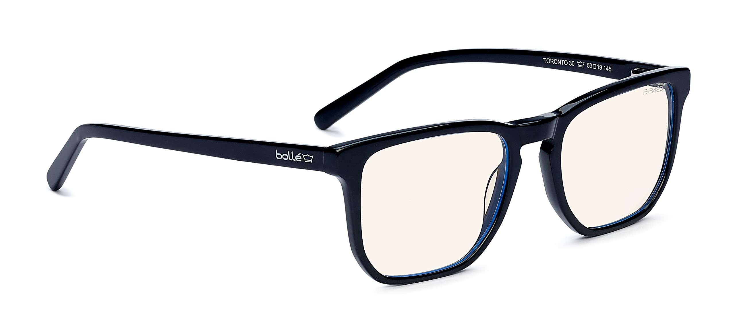 Bollé Safety TORONTO Blue Light Blocking Safety Glasses - Acetate Frame with Polycarbonate Lenses for Computer Use, Gaming & Office Work - ANSI Z87.1 Certified Eye Protection