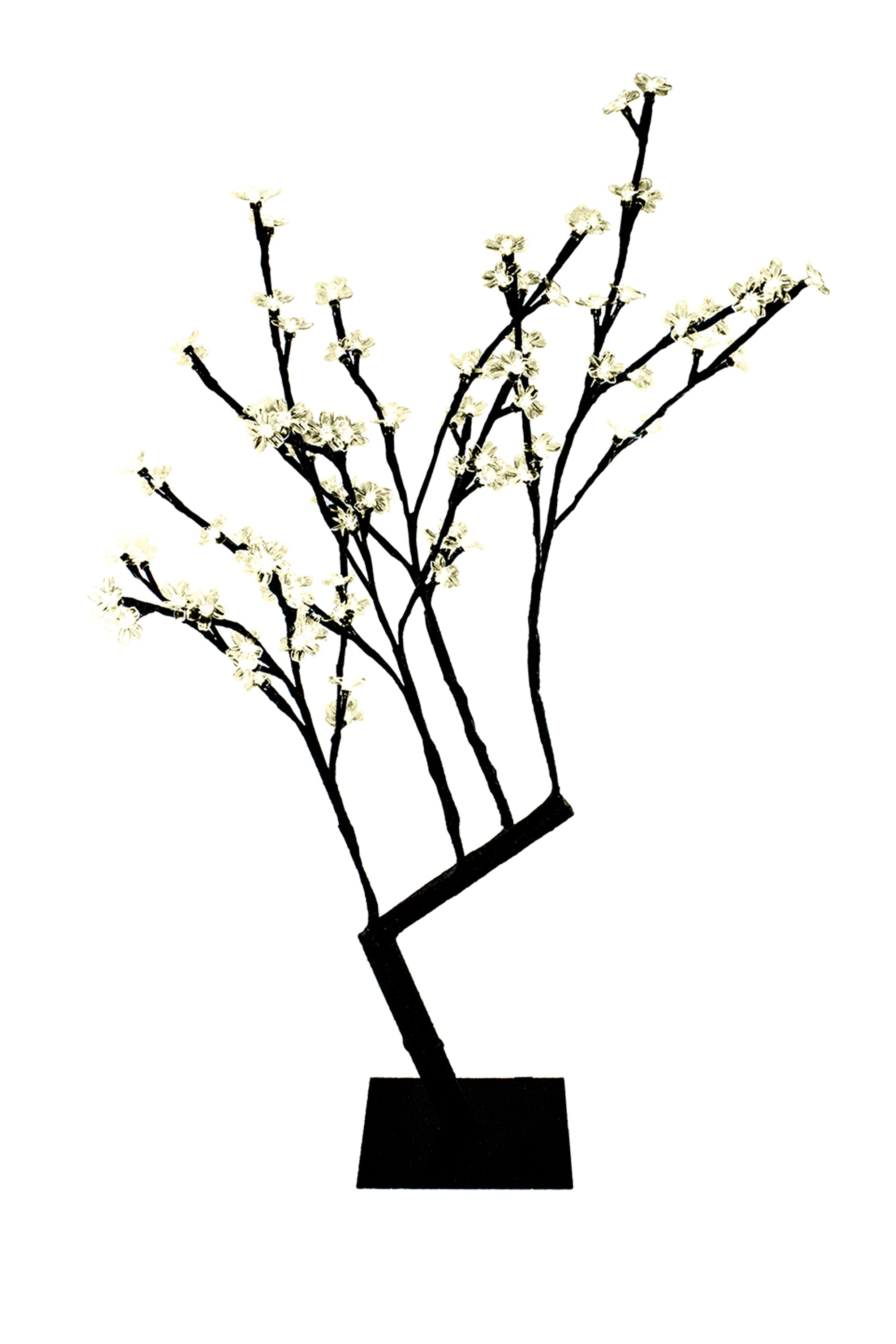 2.5' Warm White LED Cherry Tree Light - Indoor/Outdoor Decorative Lighting for Home, Garden, Party & Christmas Decor