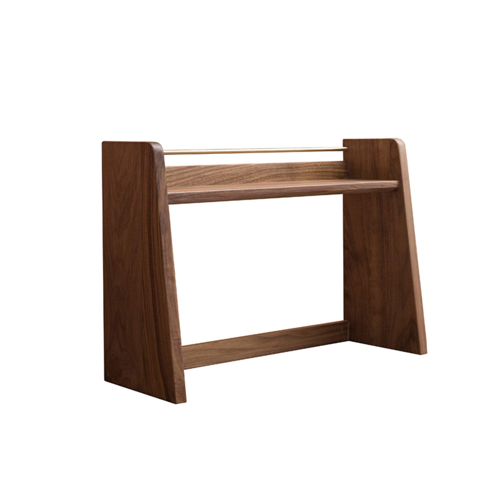 XIAOSAKU 5-Tier Bookshelf - Freestanding Wooden Bookcase for Home Office, Bedroom & Living Room - Compact Storage Shelf for Books, Decor & Organizing - Space Saving Brown Bookshelf (Perfect for Small Spaces & Dorm Rooms)