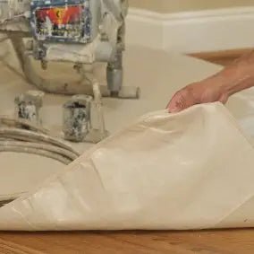 Butyl II® Heavy Duty Canvas Drop Cloth - Waterproof & Reusable Painting Tarp for Home Renovation, DIY Projects & Floor Protection