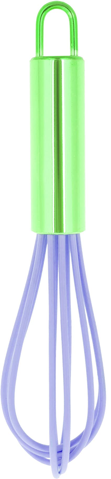 Premium Silicone Mini Whisk for Cooking & Baking - Small Handheld Egg Beater - Perfect for Mixing Sauces, Batters & Scrambled Eggs