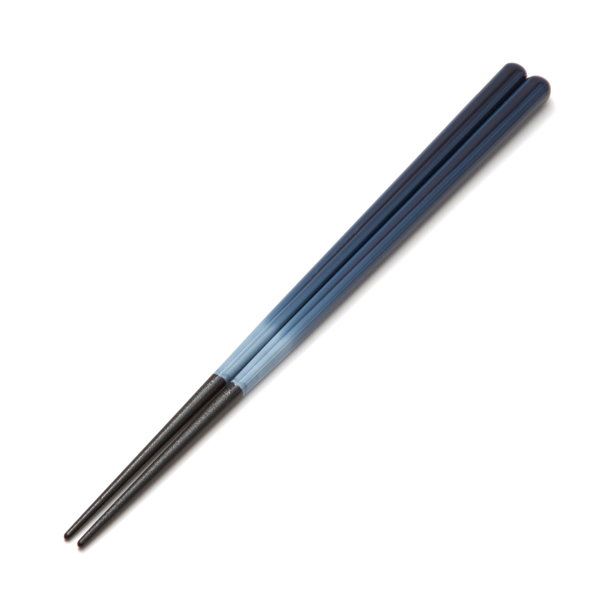 Premium Gradient Navy Chopsticks - Elegant Japanese Style Dining Utensils for Sushi, Noodles & Asian Cuisine