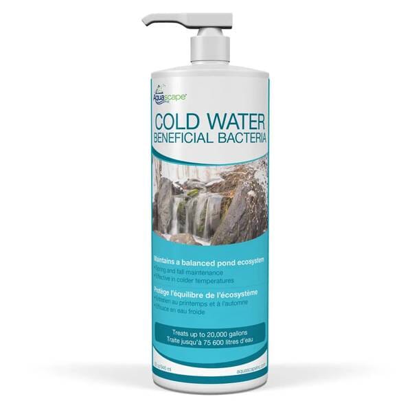 Aquascape Cold Water Bacteria for Ponds & Water Gardens - 32 oz | Beneficial Bacteria for Clean Water, Fish Health & Algae Control | Ideal for Fall & Winter Pond Maintenance