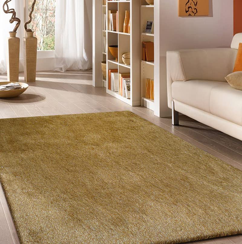 Luxury Takefuns Shaggy Hand Tufted Area Rug - Soft Plush Living Room Bedroom Carpet - Perfect for Home Decor, Cozy Floor Mat for Bedside, Nursery & Lounge Areas