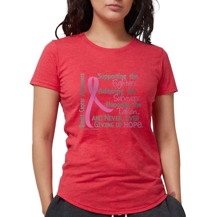 Supporting Admiring Honoring BC T-Shirt - Tri-Blend Comfort Tee for Men & Women | Perfect for Casual Wear, Fundraising Events & Awareness Campaigns