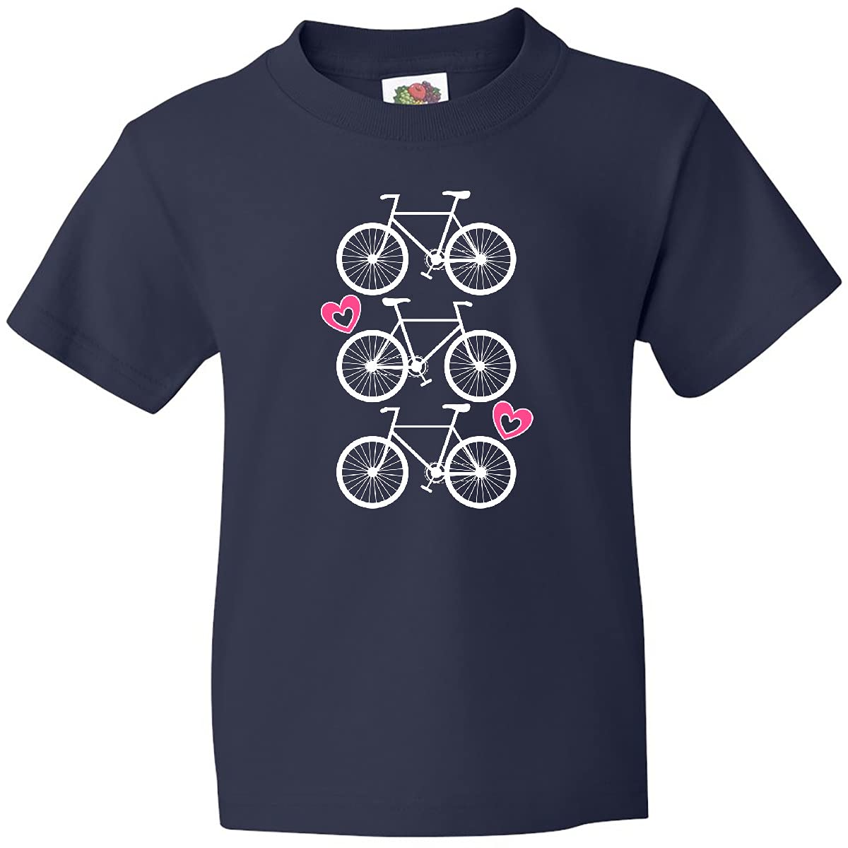Inktastic Biking Gifts - Bicycle Silhouette Youth T-Shirt for Boys & Girls | Comfortable Cotton Tee for Cycling Enthusiasts | Perfect for Bike Rides, Birthday Gifts & Outdoor Activities
