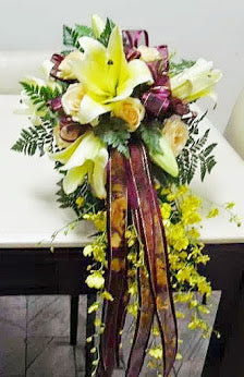 Luxury Yellow Bridal Bouquet - Elegant Wedding Flowers for Brides, Bridesmaids & Wedding Decorations | Perfect for Ceremonies, Receptions & Photo Shoots