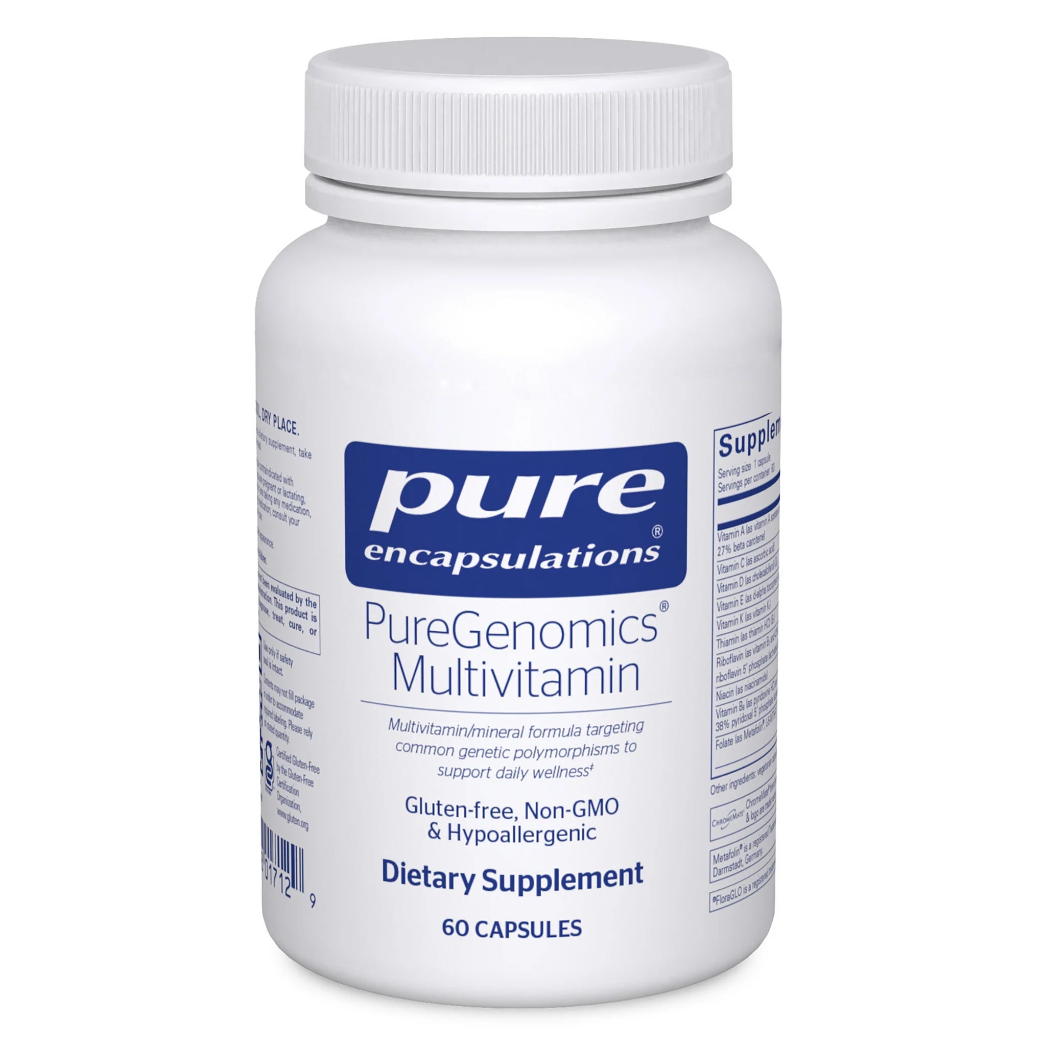 PureGenomics® Multivitamin Supplement - Premium Daily Multivitamin for Men & Women with Essential Vitamins & Minerals - Supports Immune System, Energy & Overall Health - Ideal for Active Lifestyles & Wellness Routines