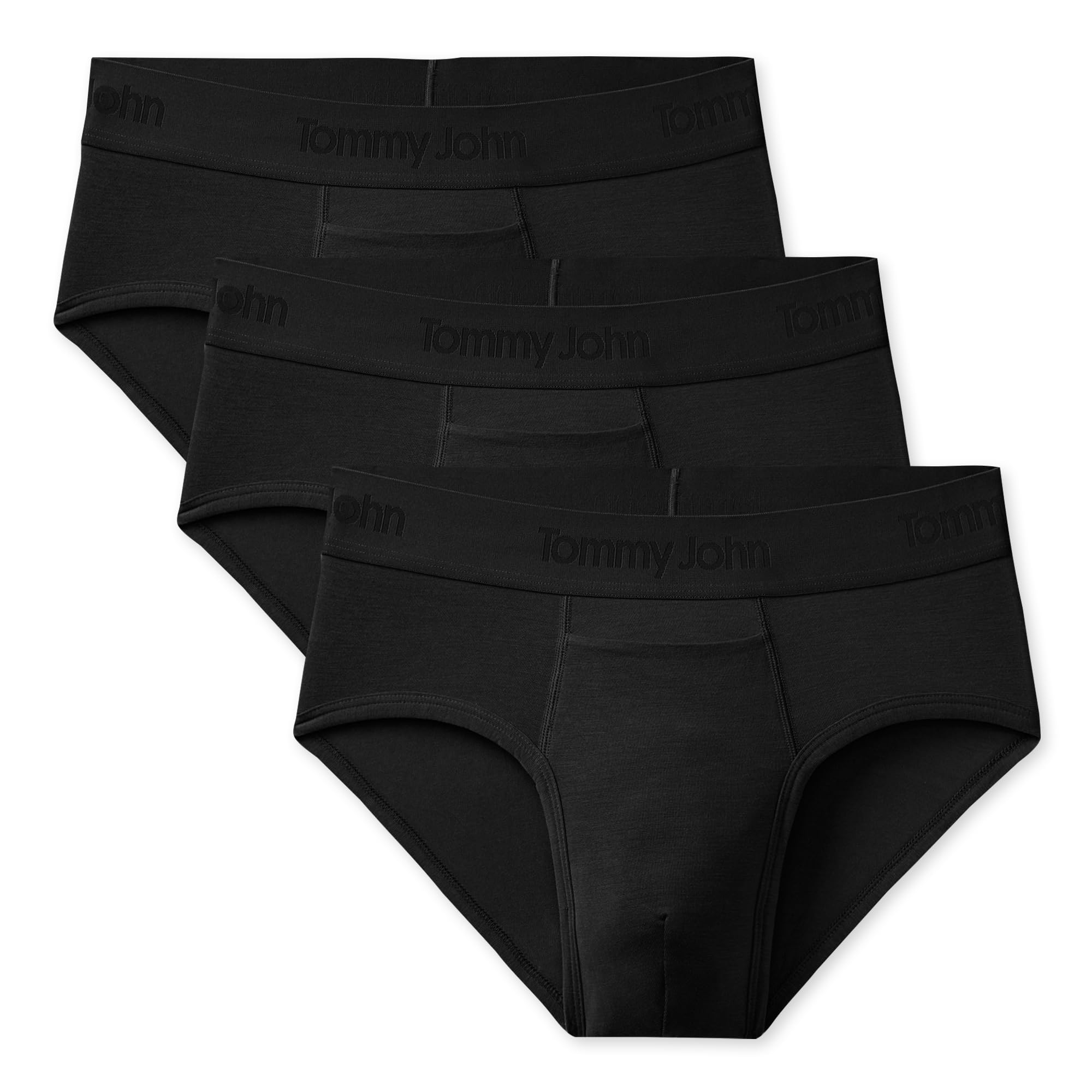Tommy John Second Skin Men's Briefs - Ultra Soft Modal Stretch Underwear with Quick Draw Fly & Contour Pouch for Comfort & Support | Perfect for Everyday Wear, Workouts & Travel