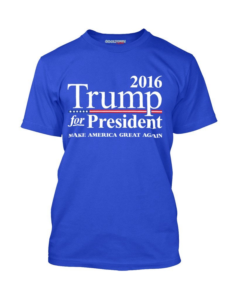 Trump Make America Great Again Royal Blue T-Shirt - XL Size | Patriotic American Flag Tee for Men & Women - Perfect for Political Rallies, Fourth of July & Conservative Events