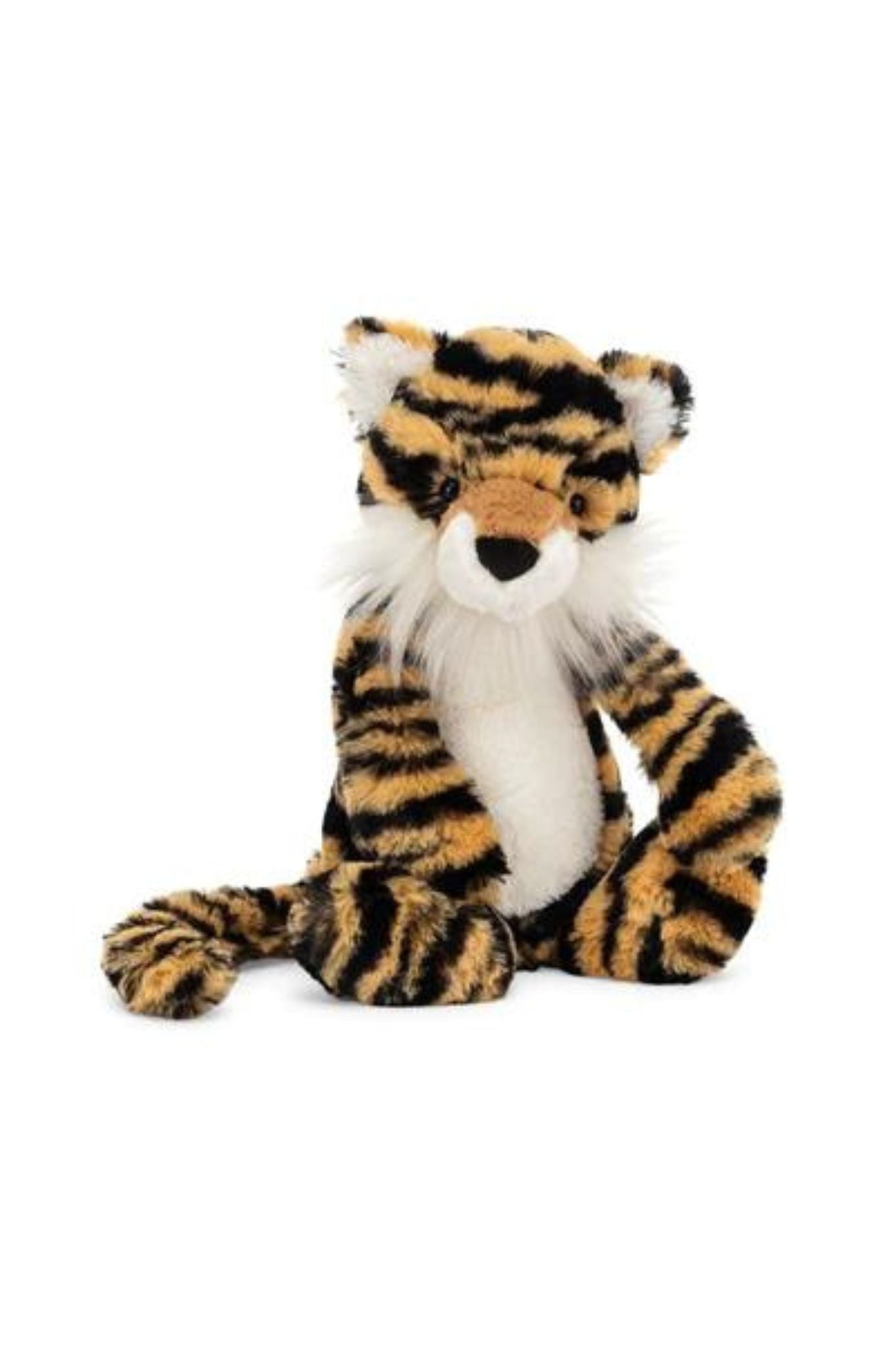 Bashful Tiger Medium Jellycat Plush Toy - Soft & Cuddly Stuffed Animal for Kids, Nursery Decor, Baby Shower Gift & Comfort Companion