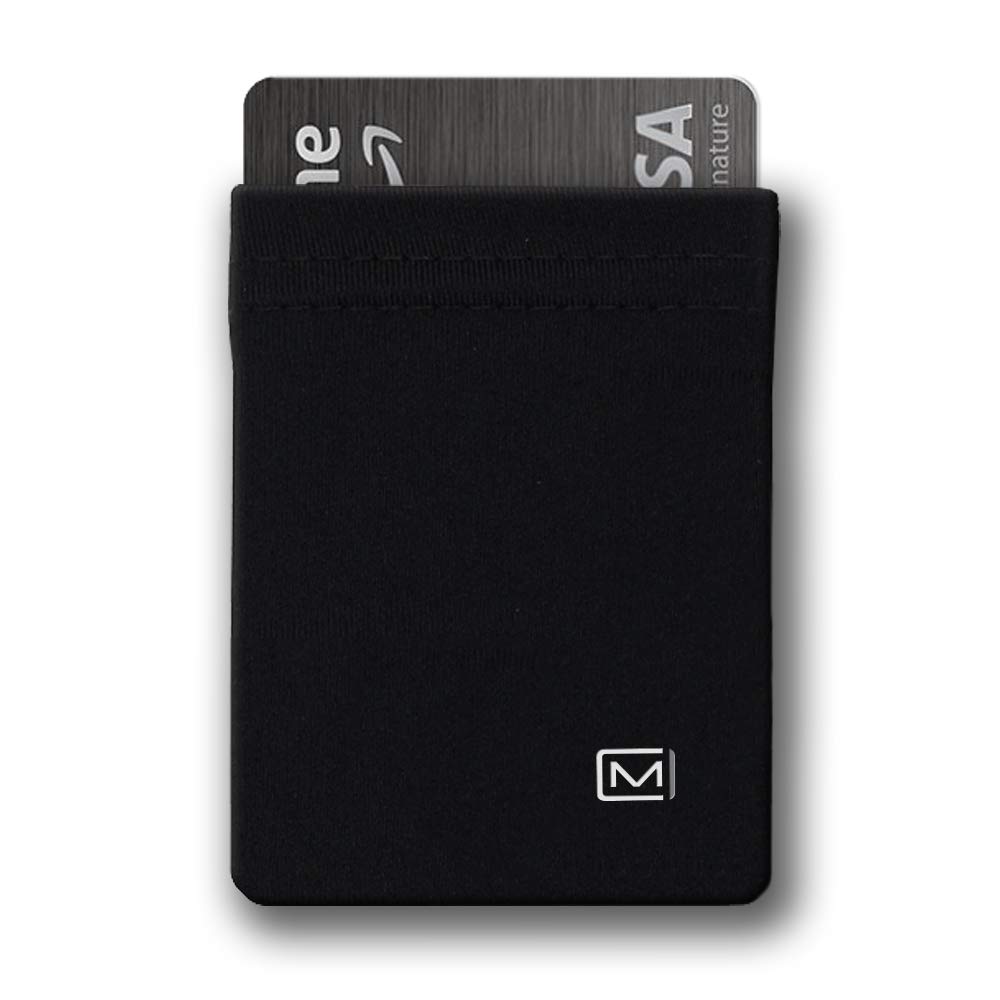 Elastic Minimal Card Holder - Ultra Thin Minimalist Wallet for Men & Women, Slim Credit Card & Business Card Holder, Perfect for Everyday Carry and Travel