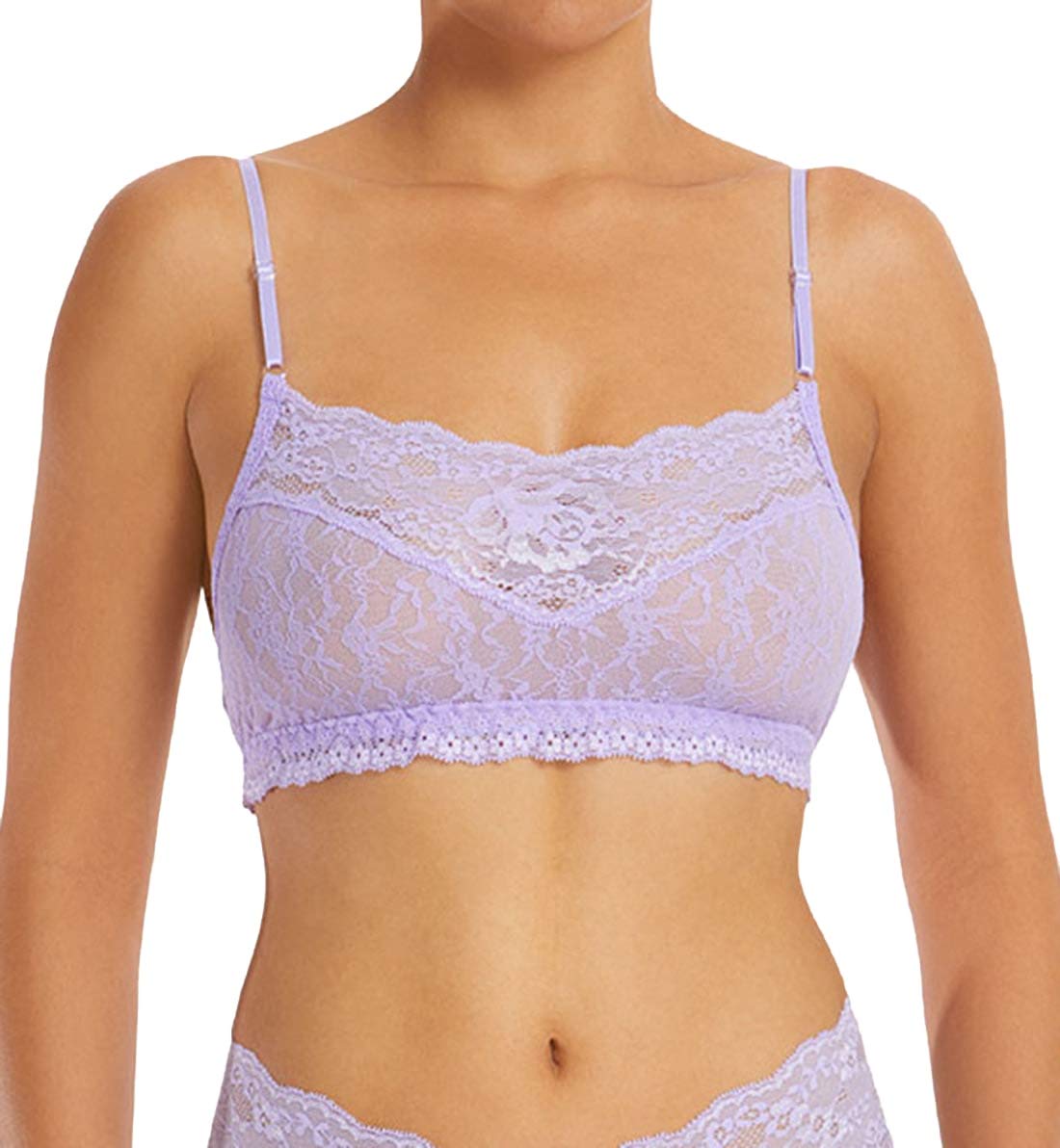 Hanky Panky American Beauty Rose Bralette Lace Underwire Bra - Sexy Floral Lingerie for Women (Style 1C7524) | Perfect for Date Night, Bridal Shower & Romantic Occasions