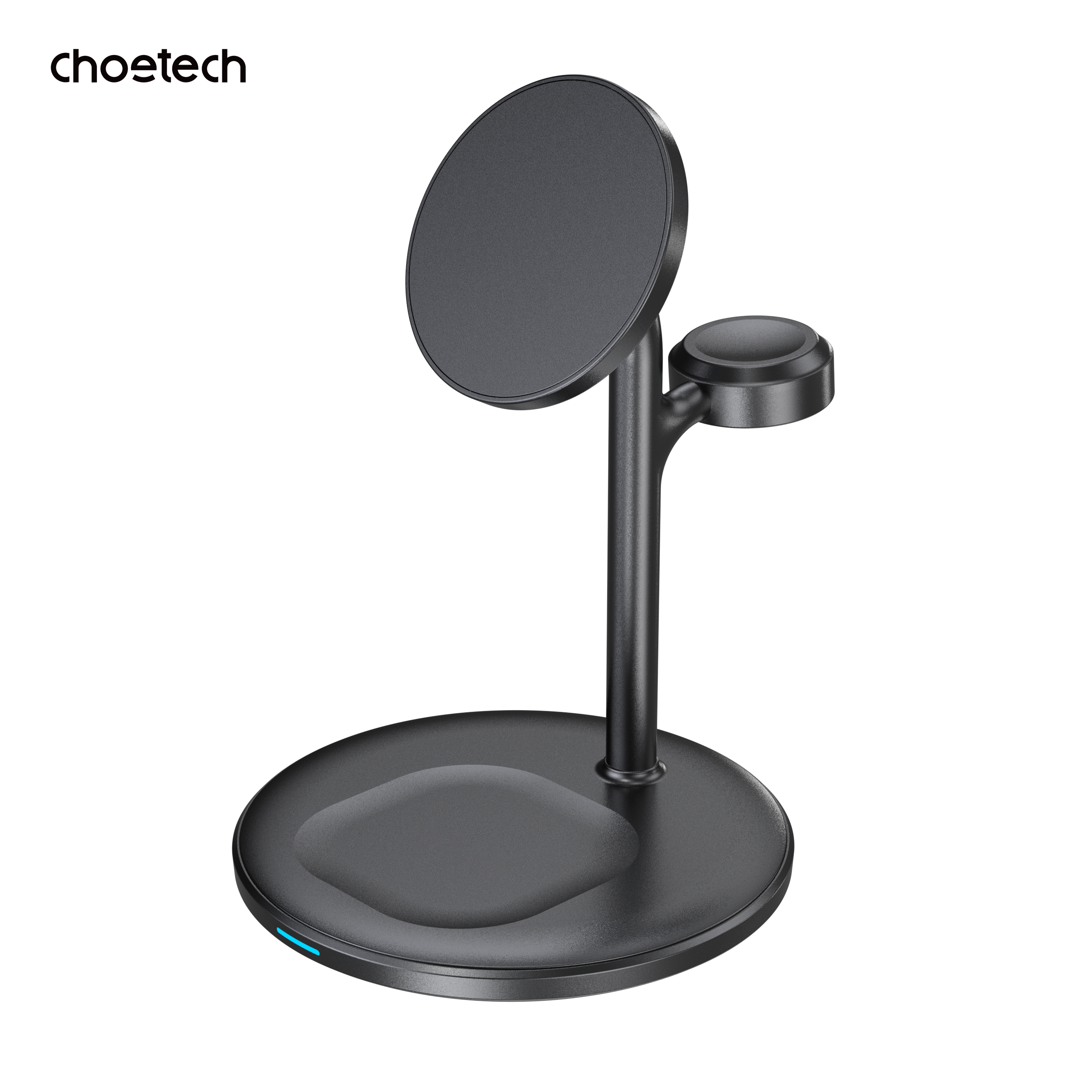 3 in 1 Magnetic Wireless Charger - 15W Fast Charging for iPhone 14/13/12, Apple Watch & AirPods | Multi-Device Charging Station | Perfect for Home, Office & Travel