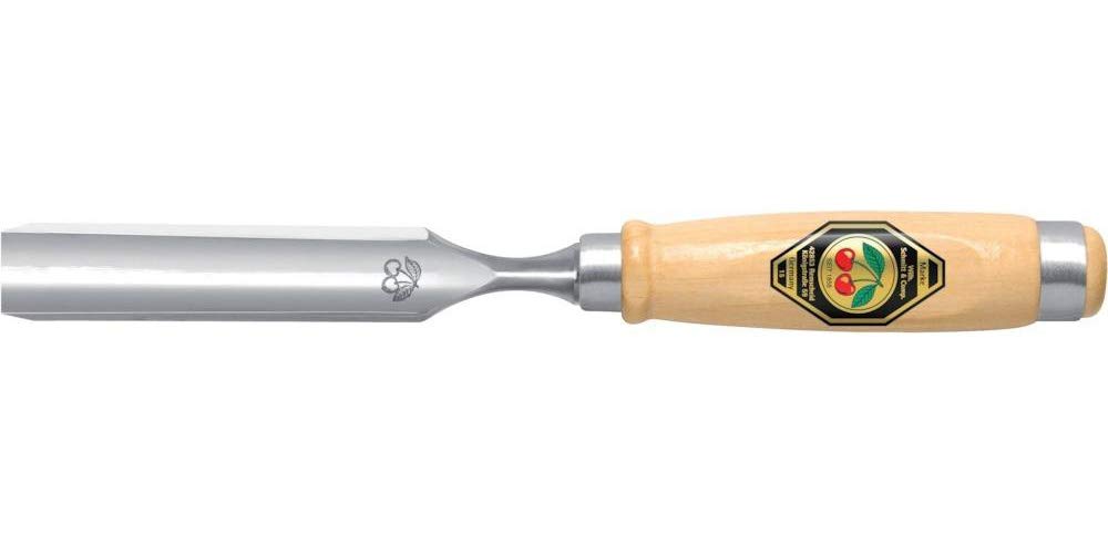 Two Cherries 12mm Outside Bevel Gouge - Premium Wood Carving Tool for Fine Detailing | Perfect for Furniture Making, Sculpture & DIY Woodworking Projects