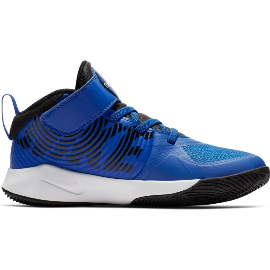 Nike Game Royal Black White Team Hustle D 9 Youth Sneakers - Lightweight Basketball Shoes for Kids - Perfect for School, Sports & Casual Wear