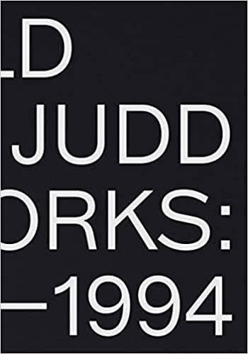 Donald Judd Artworks 1970-1994 | Minimalist Art Collection | Perfect for Modern Home Decor & Art Galleries