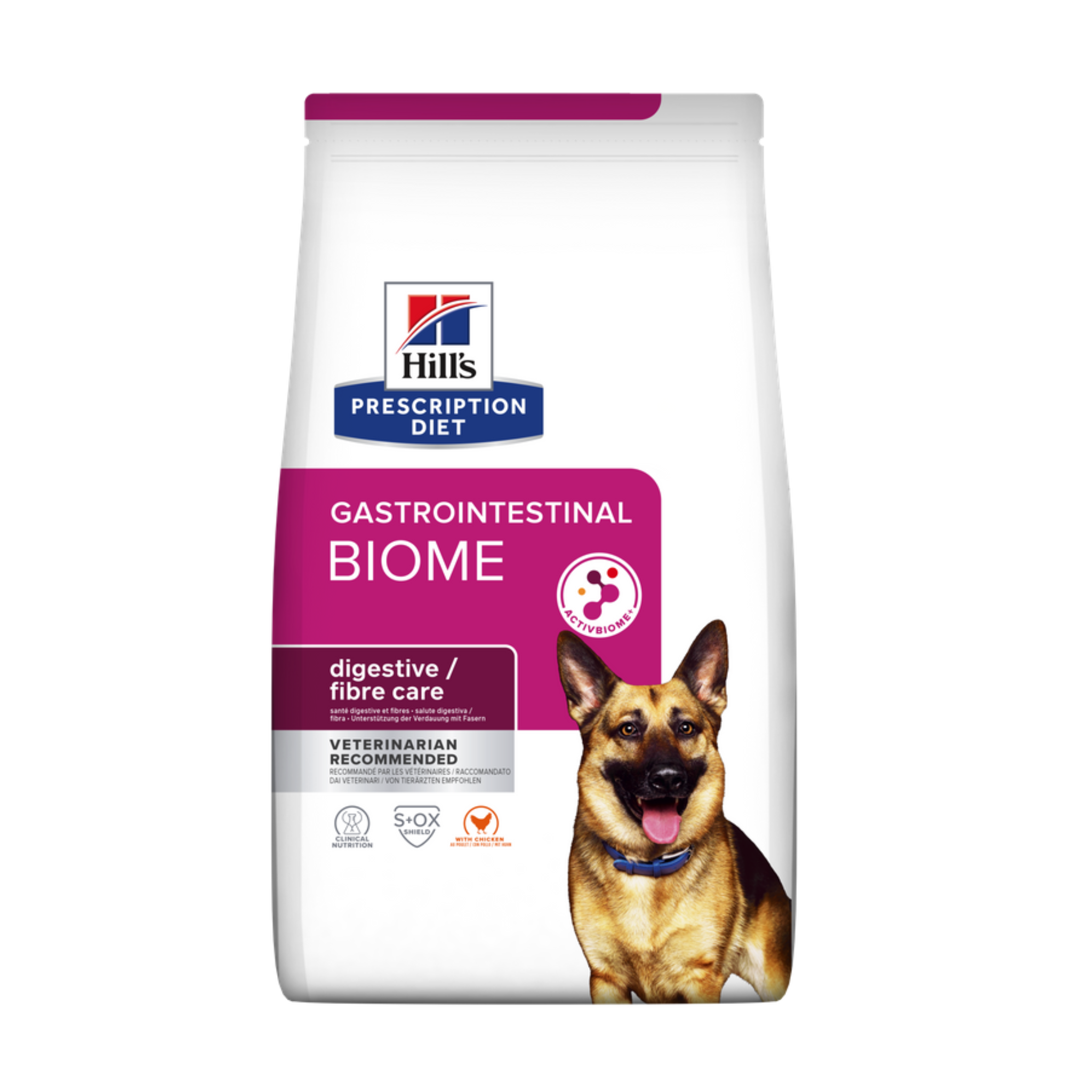 Hill's Prescription Diet Gastrointestinal Biome Dry Dog Food - Small Bites for Sensitive Stomach | Supports Digestive Health & Gut Flora | Ideal for Dogs with IBS, Diarrhea or Food Allergies