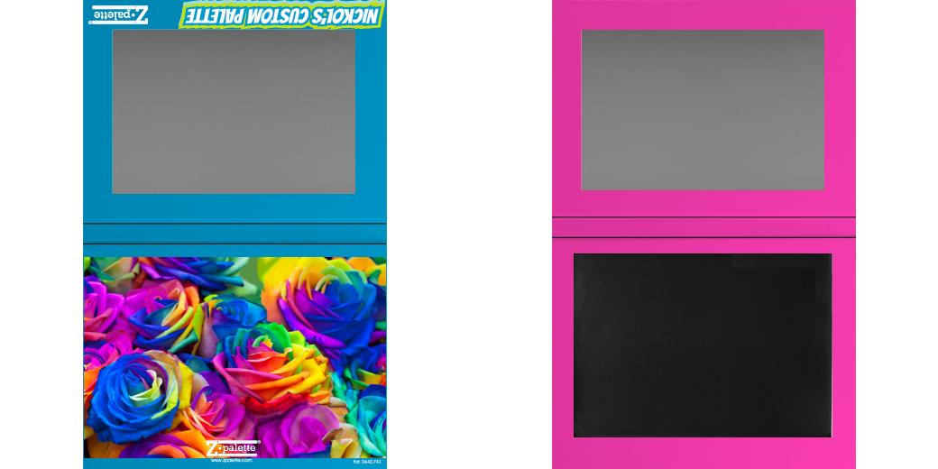Custom Extra Large Magnetic Makeup Palette - Empty Refillable Eyeshadow & Blush Organizer for Professional Artists & Travel - Perfect for Makeup Storage, Travel Kit & Beauty Studio Organization