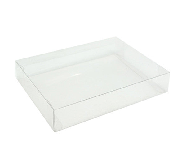 100 Pack 15x15x4cm Clear PVC Plastic Folding Gift Boxes - Small Rectangle/Square Jewelry Packaging Box for Wedding, Party Favors, Candy, Chocolate & Soap | Perfect for DIY Crafts, Retail Display & Gift Wrapping