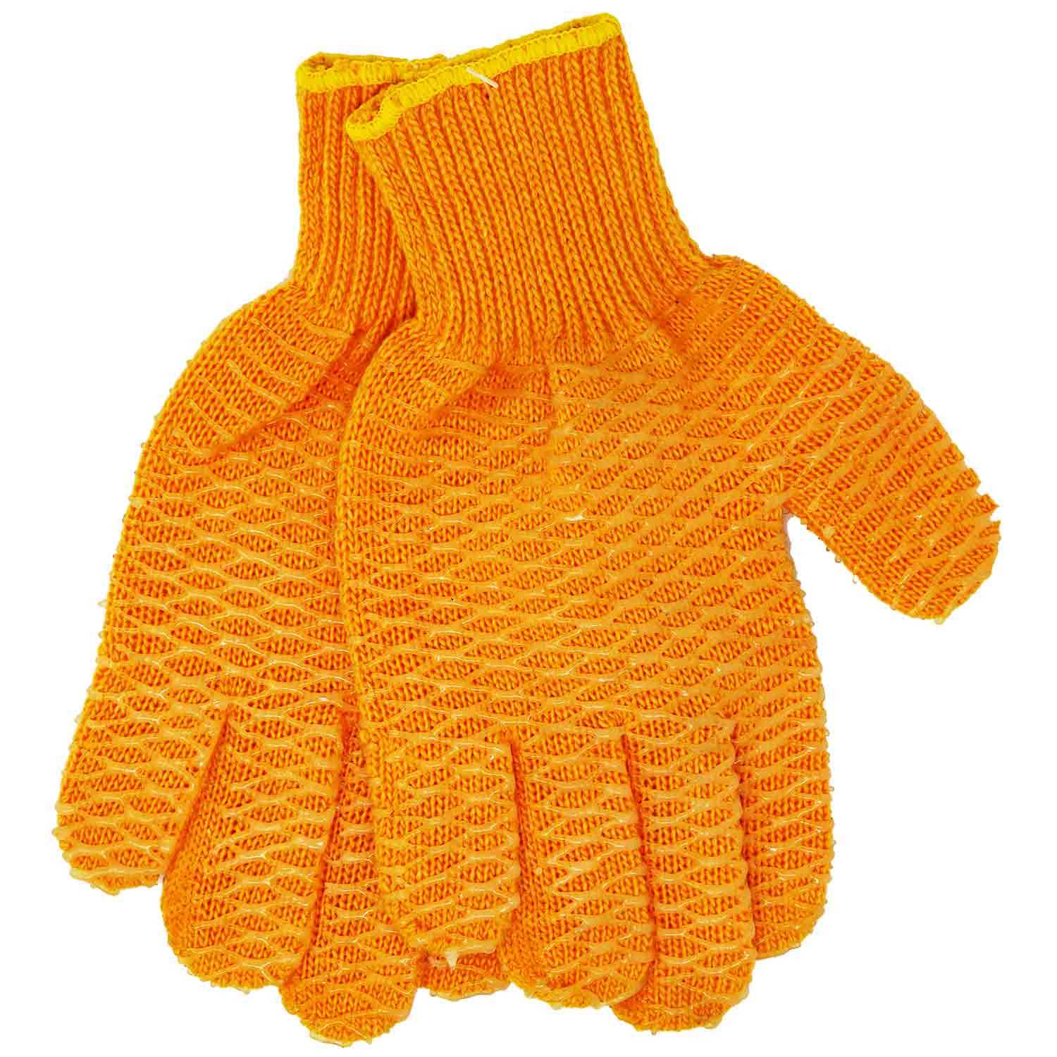 Izorline Gripper Orange Fishing Gloves - Durable & Non-Slip for Saltwater & Freshwater Fishing | Perfect for Boating, Kayaking, and Cold Weather Angling