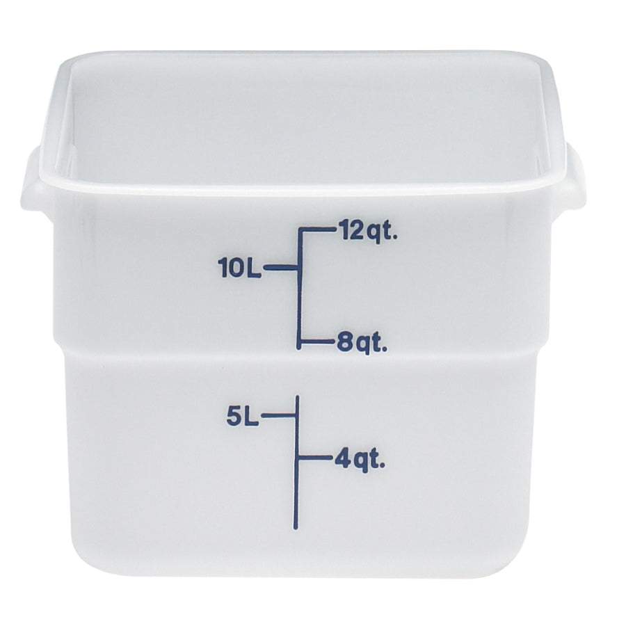 Cambro 12SFSP148 CamSquare 12 Quart Food Storage Container - Durable, BPA-Free Plastic for Commercial Kitchens, Restaurants & Meal Prep