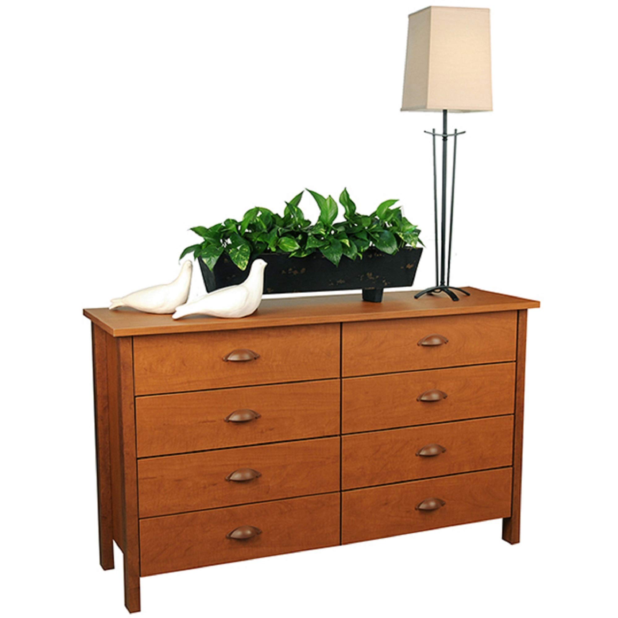 Venture Horizon 8-Drawer Nouvelle Dresser - Solid Cherry Wood Bedroom Furniture for Storage & Organization | Perfect for Master Bedroom, Guest Room or Nursery