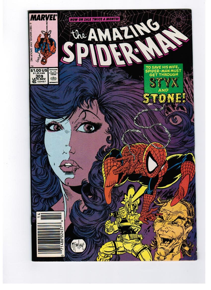 Amazing Spider-Man #309 Comic Book - Collectible Marvel Superhero Graphic Novel for Fans & Collectors - Perfect for Gifts, Displays & Comic Book Collections