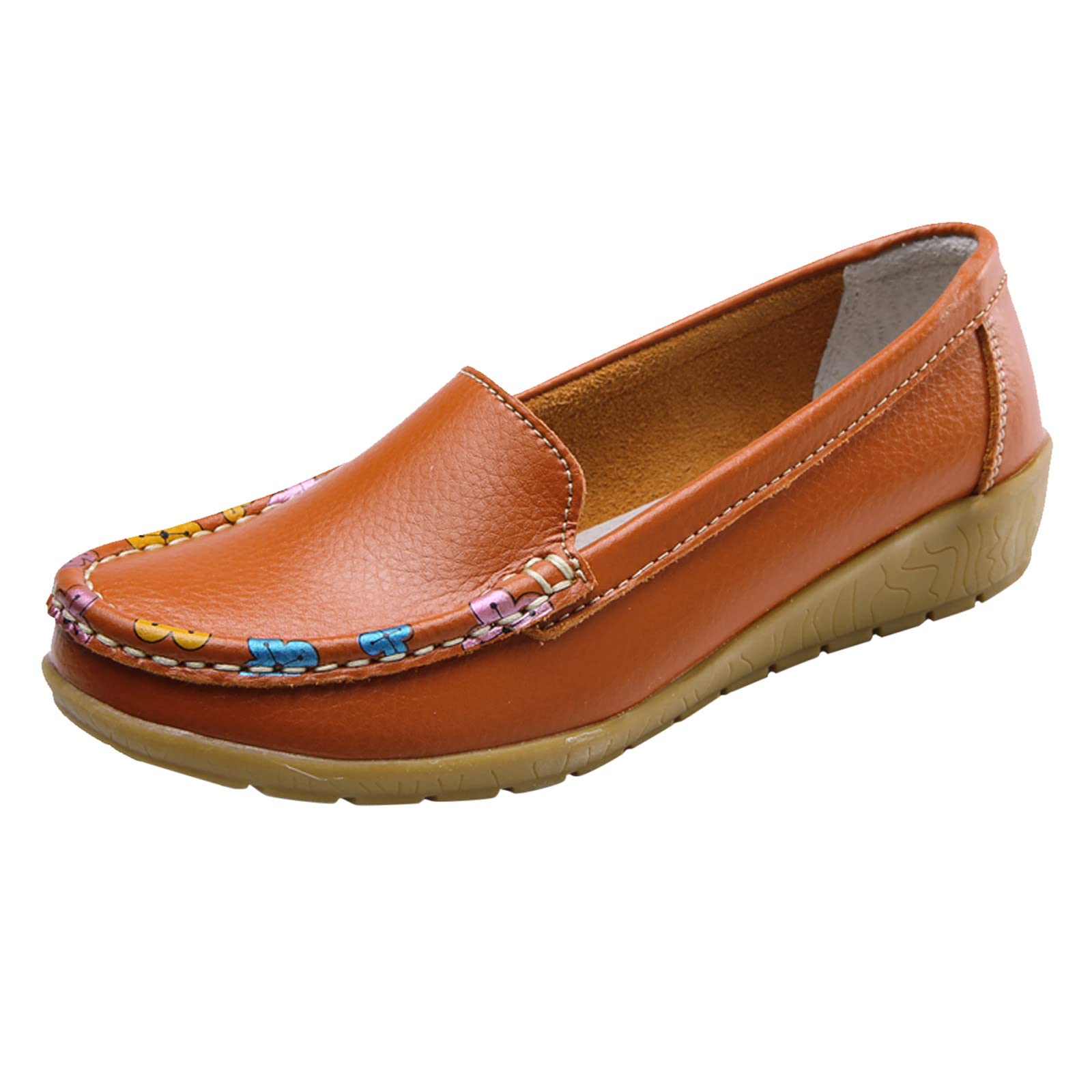 Women's Slip On Comfortable Walking Loafers - Breathable Flat Casual Shoes for Driving, Work & Summer Outfits | Lightweight & Supportive for All-Day Wear | Perfect for Office, Travel & Daily Errands