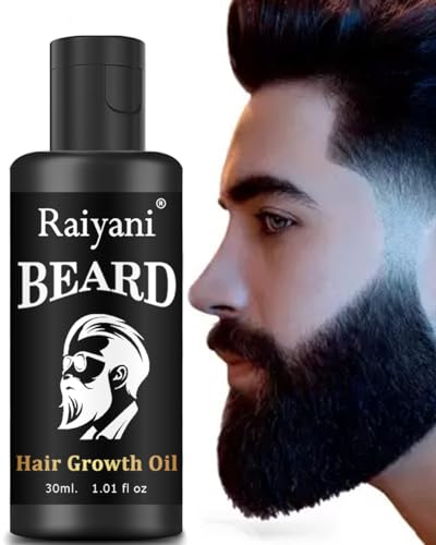 100% Pure Natural Beard Growth Oil for Men - Organic Hair Care for Thicker, Fuller Beards - Perfect for Daily Grooming & Styling
