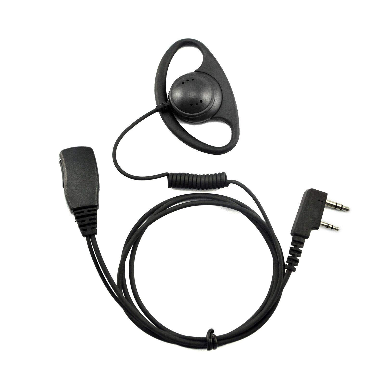 Yustda Walkie Talkie Headset for Kenwood TH-D7AG TH-F6 TH-F7E TH-G71A TH-K2 - Hands-Free Communication for Outdoor Adventures, Hiking, and Emergency Preparedness