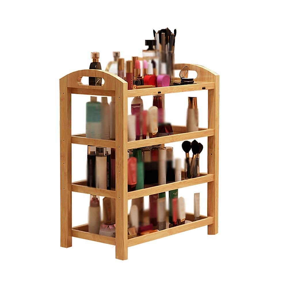 Maryaz 4-Tier Rolling Storage Cart with Removable Shelves & Handles - Mobile Kitchen Organizer, Beauty Salon Trolley & Spa Storage Solution for Home, Salon, and Commercial Use