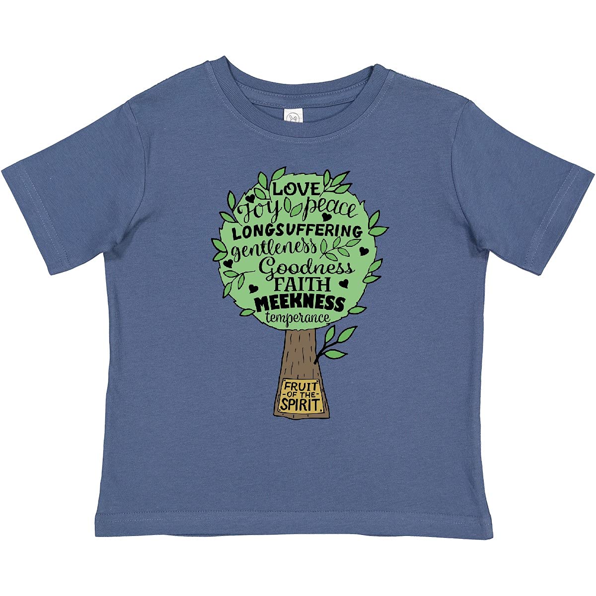 Fruit of The Spirit Bible Quote Toddler T-Shirt - Christian Kids Apparel for Church, Sunday School & Family Gatherings