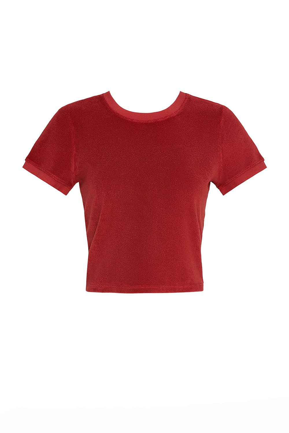 Toc x Suzie Kondi Carpi Crew Neck Tee in Paprika - Stylish Casual Women's T-Shirt for Everyday Wear & Street Fashion