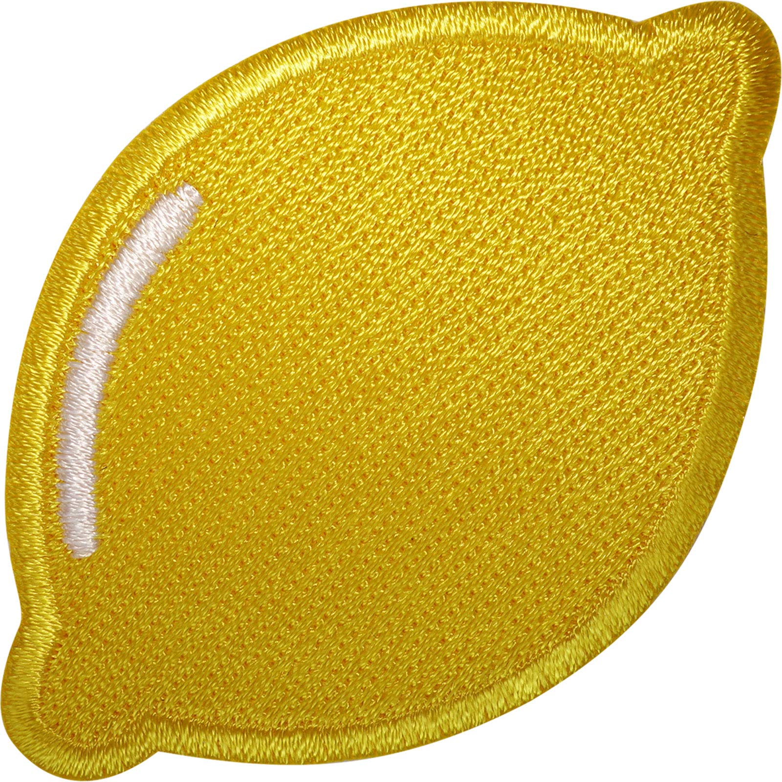 Lemon Patch Iron-On Applique for Clothes - Fruit Embroidered Badge for DIY Sewing Projects | Perfect for T-Shirts, Bags, and Denim Jackets