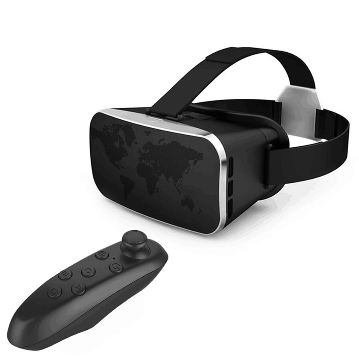 3D VR Glasses, HD Smart Virtual Reality Glasses with Blue Light Protection, Compatible with Android & iOS for Myopia - Perfect for Gaming, Movies & Virtual Tours