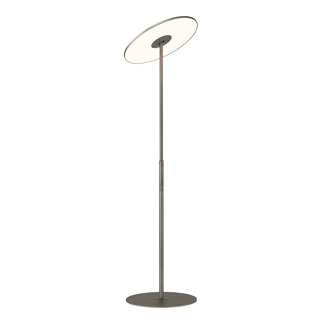 Circa Floor Lamp - Modern LED Standing Light with Adjustable Brightness for Living Room, Bedroom, and Office - Perfect for Reading, Relaxing, and Ambient Lighting