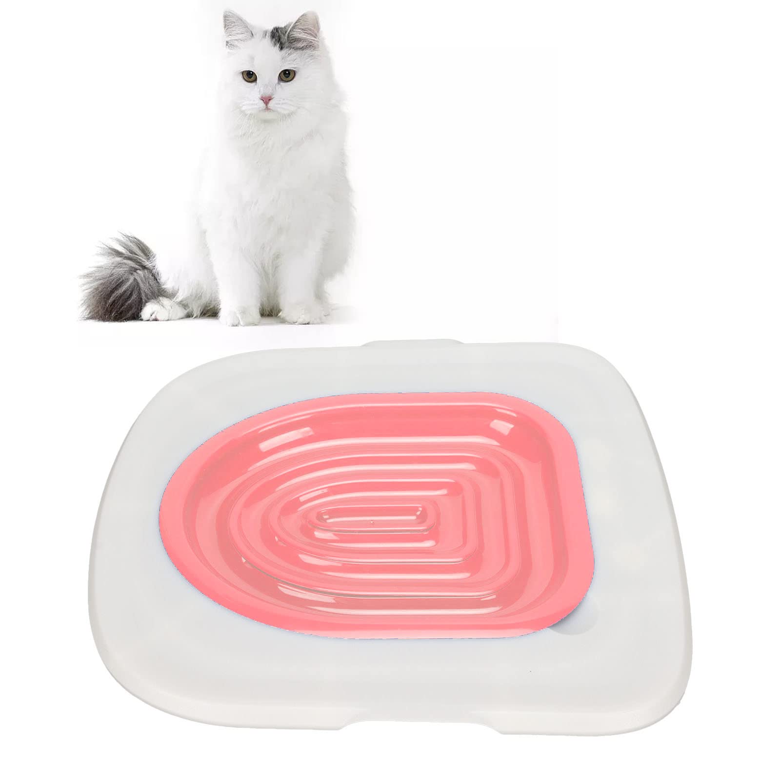 Cat Toilet Training Kit - Universal Reusable Pet Toilet Trainer for Cats with Removable Design | Teach Your Cat to Use Human Toilet Easily | Perfect for Small Bathrooms & Pet Hygiene Training