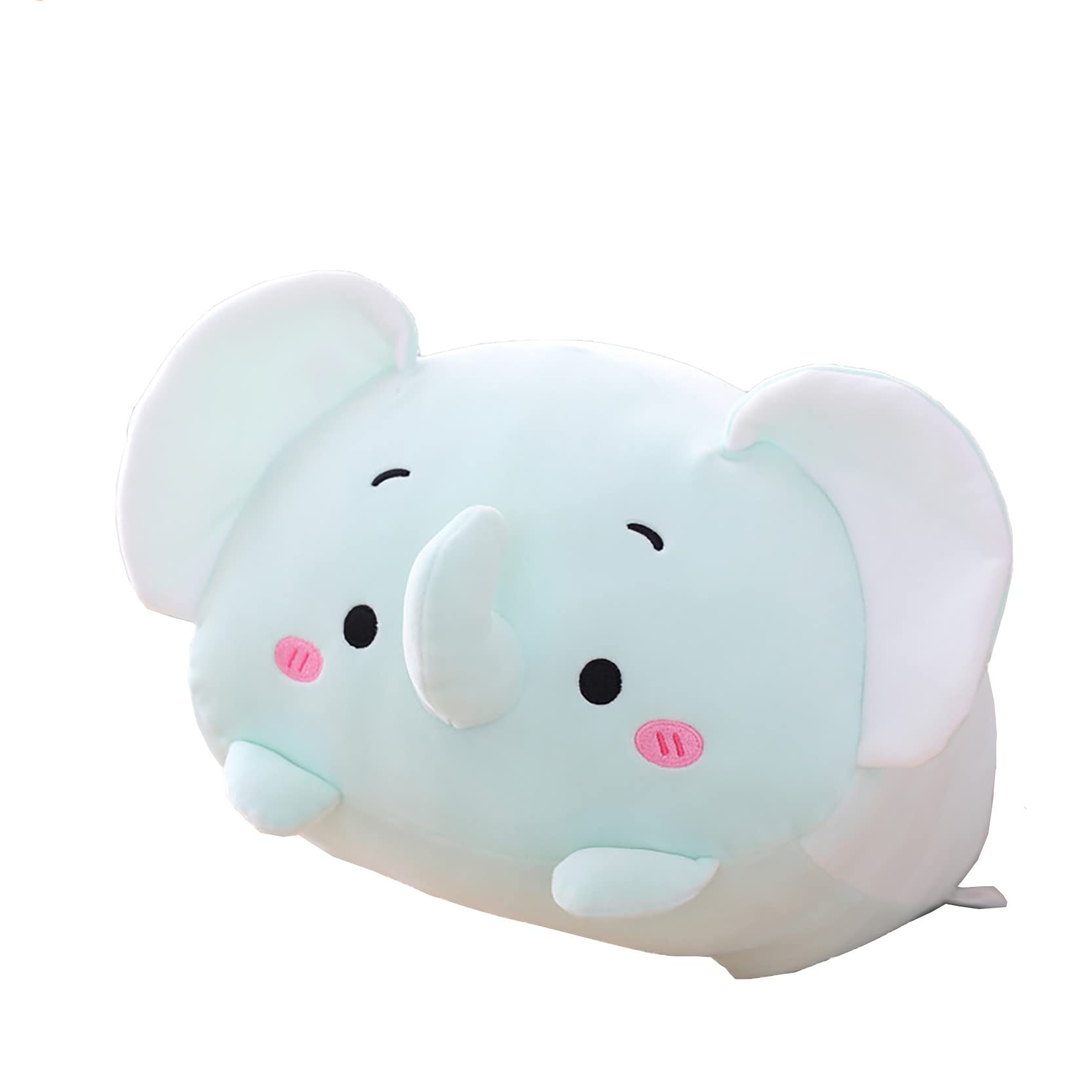 Adorable 8 Inch Elephant Plush Stuffed Animal - Kawaii Anime Body Pillow, Soft Hugging Pillow for Kids, Girls & Girlfriends - Perfect for Reading, Cuddling, Gifts & Bedroom Decor