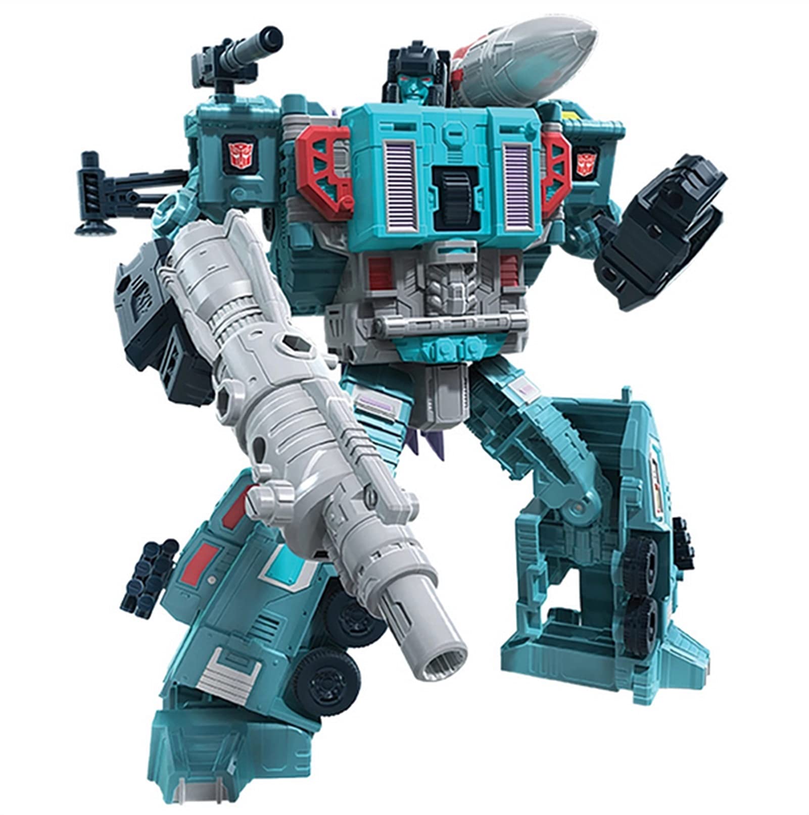 Transformers Generations War for Cybertron Earthrise Leader Class Doubledealer Triple Changer Action Figure - Collectible Robot Toy for Display & Battle Scenes