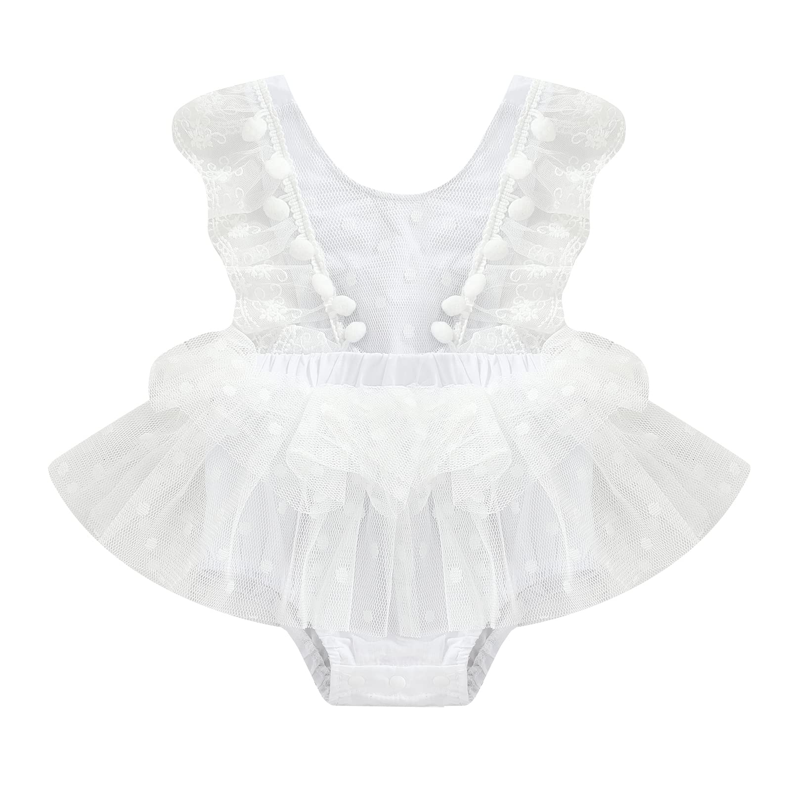 Newborn Baby Girl Clothes - Summer Sleeveless Lace Romper & Boho Jumpsuit Outfit for Infants | Perfect for Photoshoots, Parties & Casual Wear