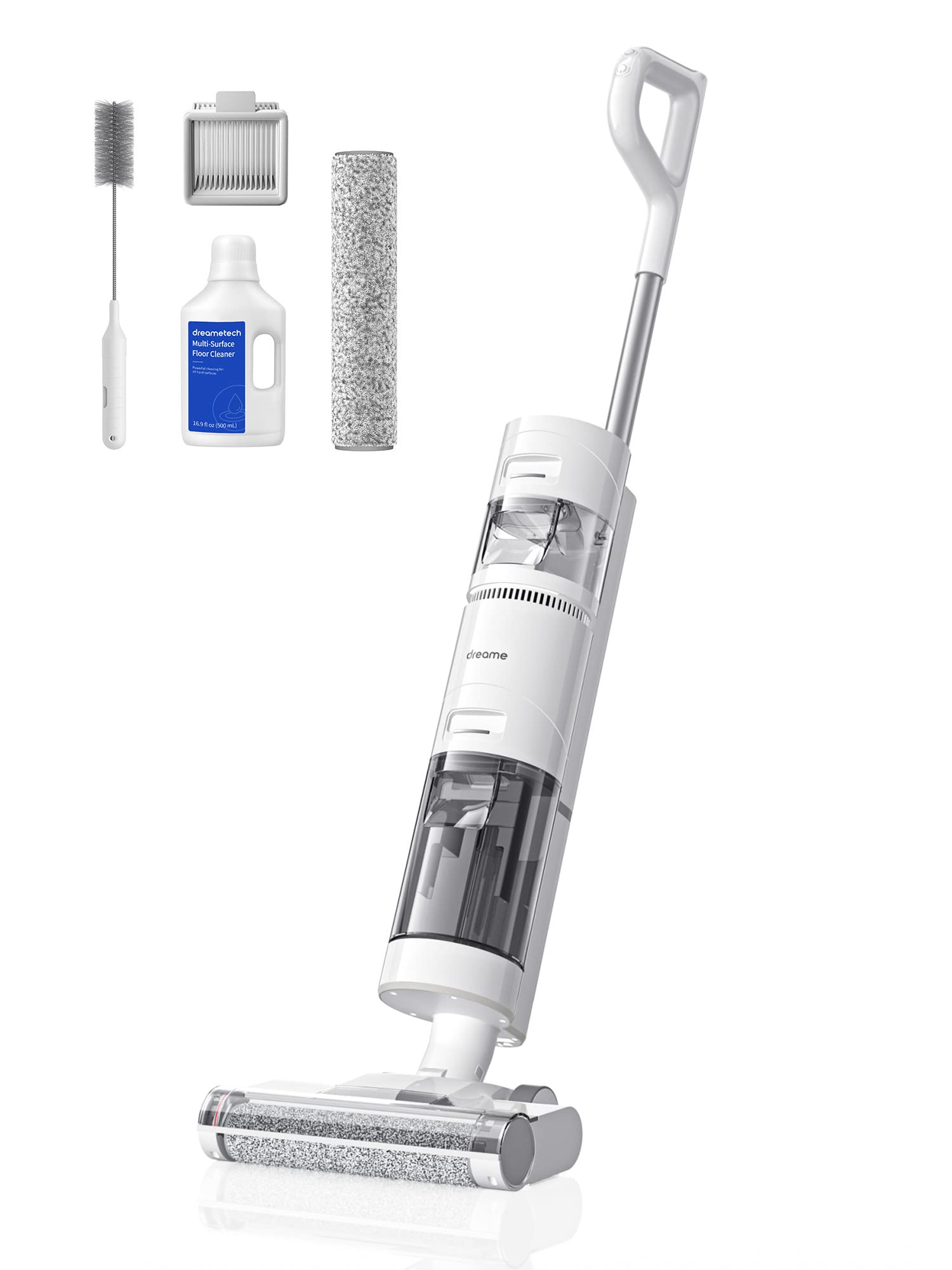 Dreametech H11 Wet Dry Vacuum and Mop - Powerful 2-in-1 Hard Floor Cleaner with Self-Cleaning Function | Ideal for Sticky Messes, Pet Hair, Kitchen & Bathroom Cleaning | Perfect for Homes with Hardwood, Tile & Laminate Floors