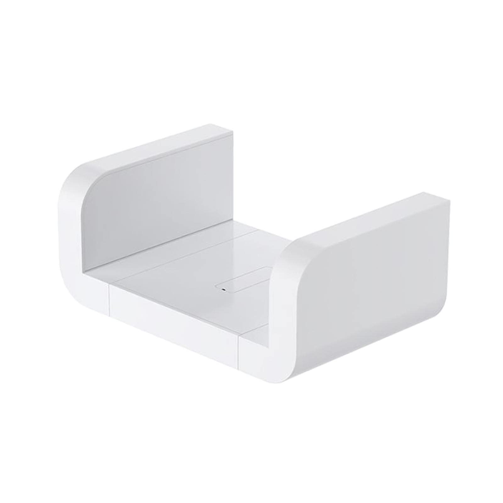 Gazechimp Floating Wall Shelves - Plastic Wall Shelf Set for Bathroom & Kitchen - 17cm Decorative Display Shelves - Perfect for Organizing Toiletries, Spices & Home Decor