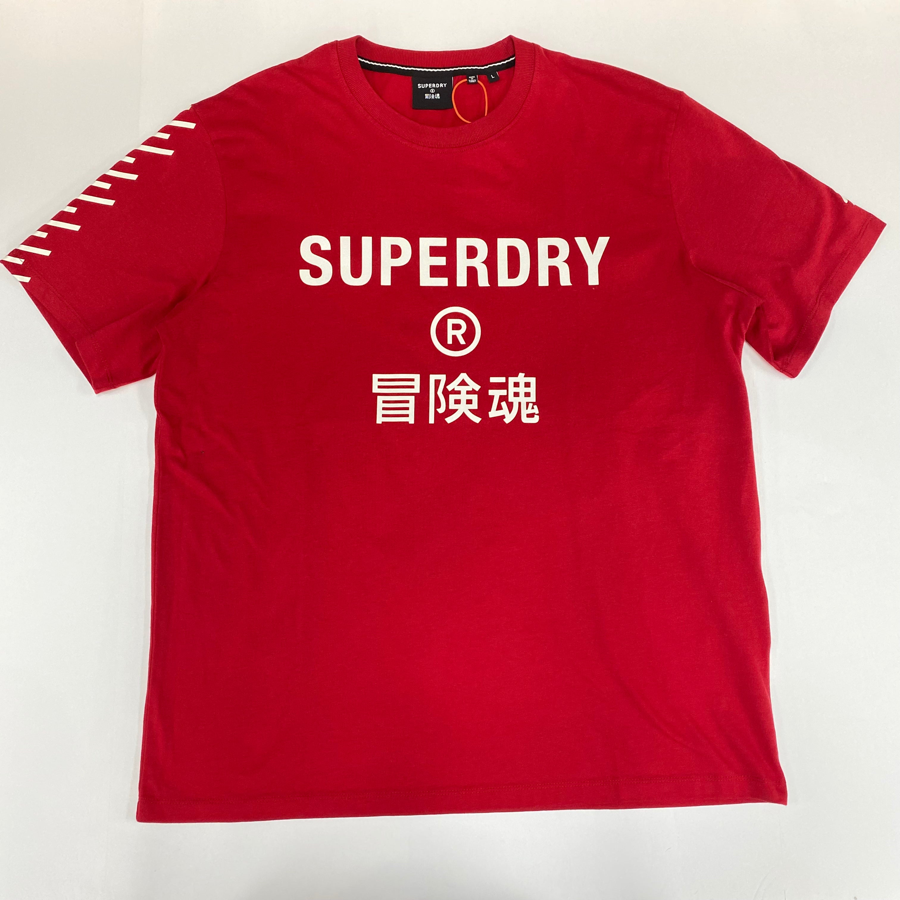 Superdry Code Core Sport Graphic T-Shirt for Men - Stylish Casual & Athletic Wear for Gym, Running & Everyday Outfits