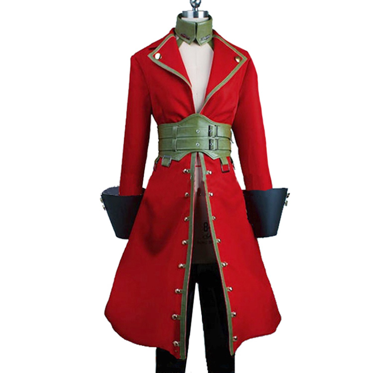 Anime Francis Drake Cosplay Costume - Red Uniform Suit Dress for Halloween, Comic Con & Cosplay Events | Premium Quality Costume for Anime Fans & Collectors